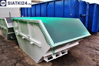 Siatka przykrywająca na kontener - zabezpieczenie przewożonych ładunków